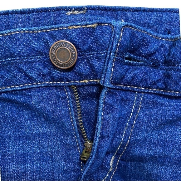 American Eagle Shorts Midi 3068 LOW-RISE BLUE SIZE 2 - Picture 5 of 8